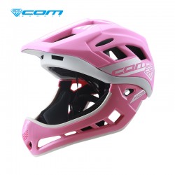 Casco Integral Niñas ComSports Pink Extreme