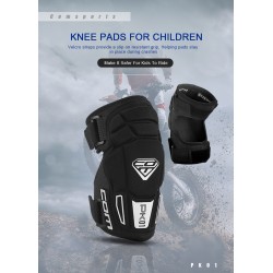 Kit Rodillera Codera Niños Mountain Bike ComSports Black