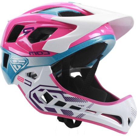 Casco Integral Niñas ComSports Pink C5