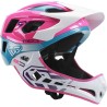 Casco Integral Niñas ComSports Pink C5