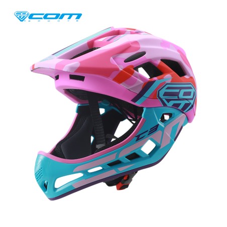 Casco Integral Niñas ComSports Pink C3