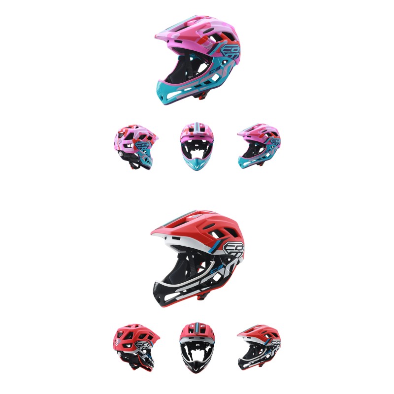 Casco Integral Niñas ComSports Pink C3