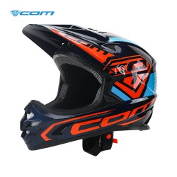 Casco Integral L MTB Allcross Orange BLue ComSports