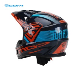 Casco Integral MTB Allcross Orange BLue ComSports